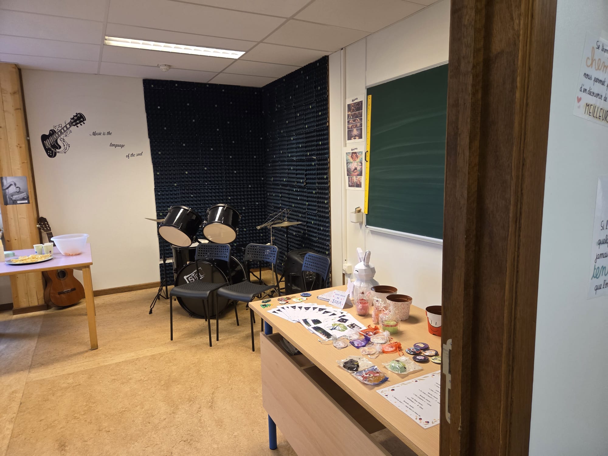 Espace musique de l'école La Croisée