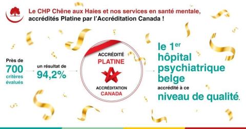 Visuel attestant que le CHP Chêne aux Haies a été accrédité